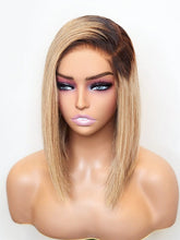 Brooklyn Hair Ombre Ash Blonde 5x5 HD Pre-Cut Lace Glueless Bob Style Wig
